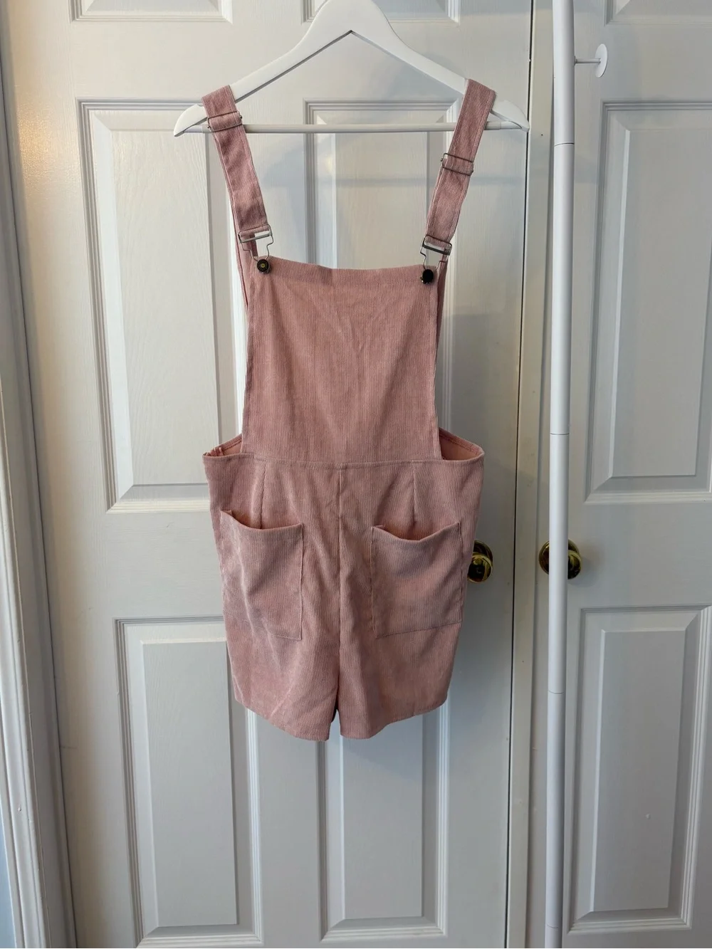 Pink Corduroy Short Overalls Size Large - Picture 8 of 8